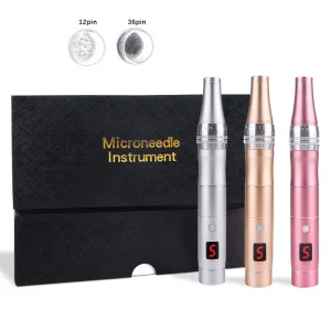 Dermapen professionnel sans fil | appareil de microneedling Eorom