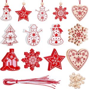 24-Pieces-Decoration-Noel-Bois-lynia-benin.jpg 24 Pièces Decoration Noel Bois