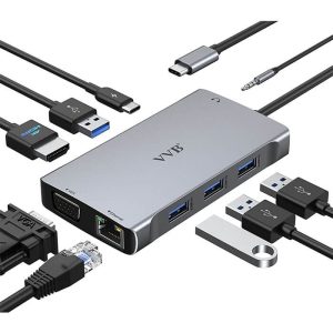Adaptateur USB C Multiport 9-en-1