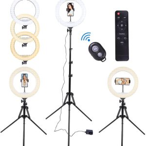 Anneau Lumineux 14&Prime; avec Trépied de 190cm