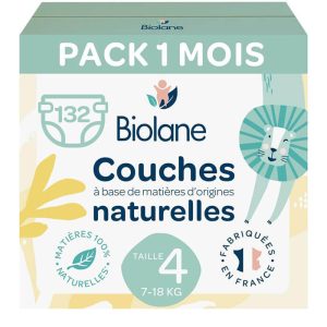 Couches Taille 4 (7 – 18 kg) BIOLANE