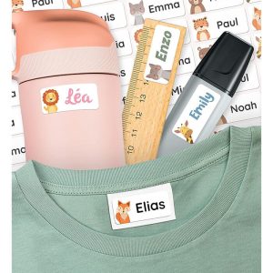 Etiquettes autocollantes A personnalisées [60, Blanc]