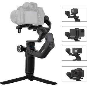 Gimbal Stabilisateur 3 Axes pour Smartphone Gopro, Caméra d&rsquo;action