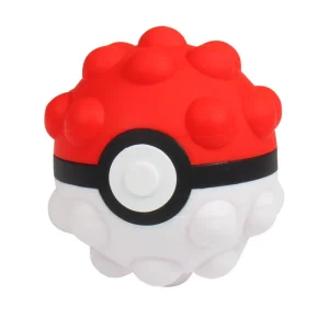 Balle antistress 3D pokémon pop-it rouge