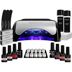 Kit Manucure Semi-Permanente I 6 Vernis à Ongles et Lampe UV/LED