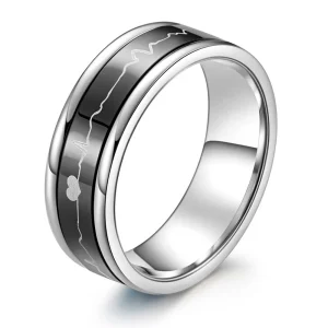 Bague tournante battement cœur