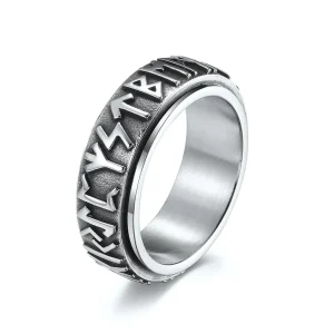 Bague anti-stress Viking tournante