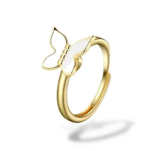 Bague rotative Papillon anti stress