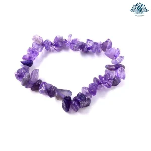 Bracelet anti-stress pierre naturelle améthyste