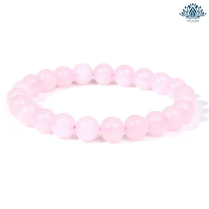 Bracelet anti-stress quartz rose