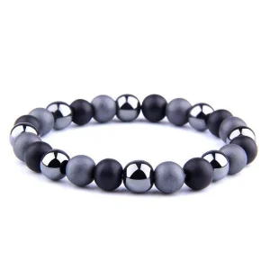 Bracelet Anti-Stress Pierre Grise