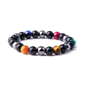 Bracelet Anti-Stress Minéraux Hématite