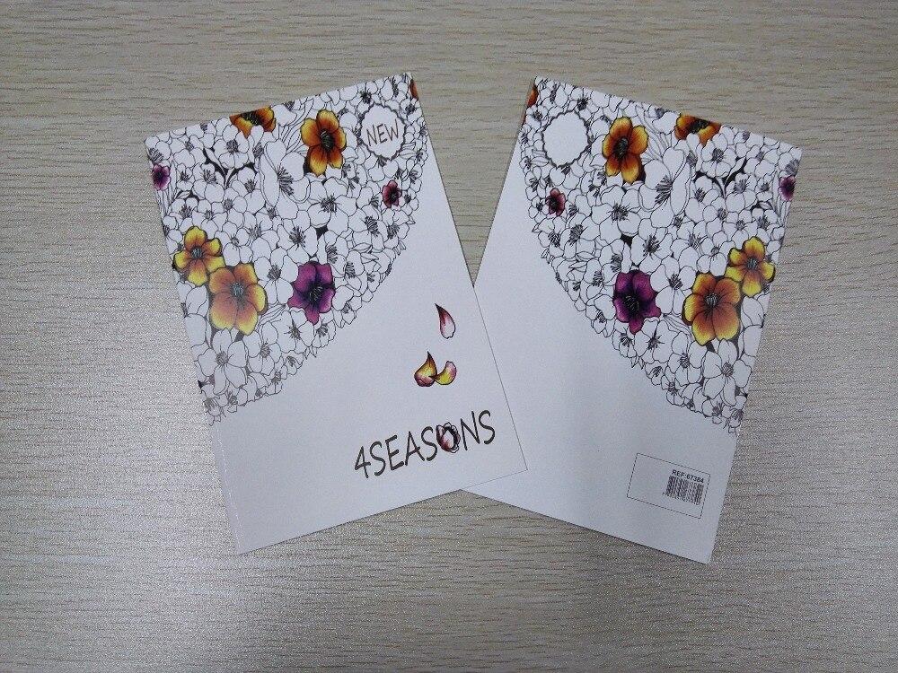 Coloriage 4 saisons anti-stress