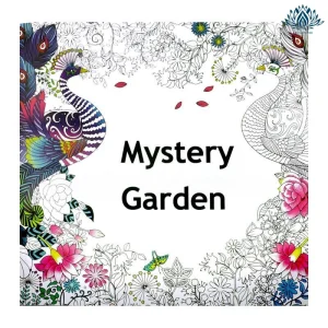 Coloriage anti stress jardin secret