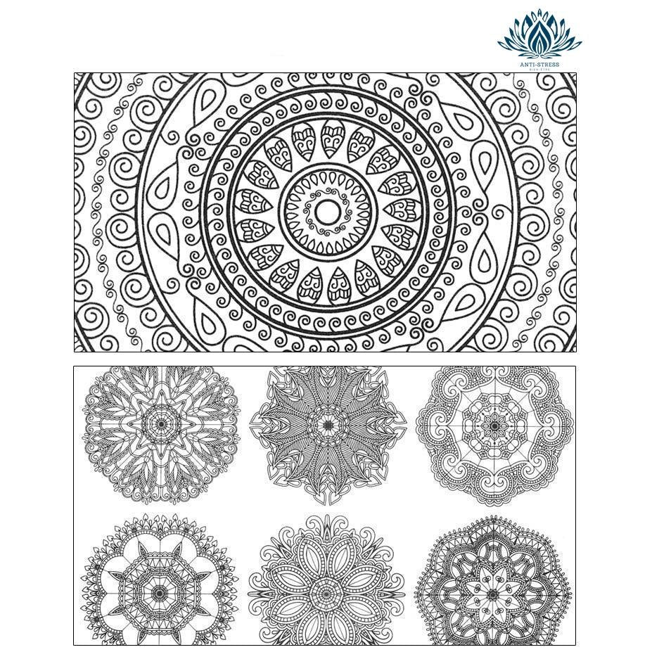 Coloriage anti stress mandala – Image 4