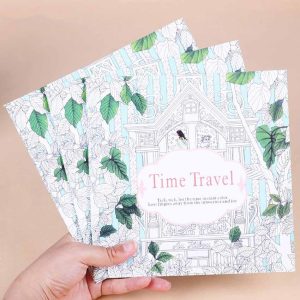 Coloriage anti-stress voyage temporel
