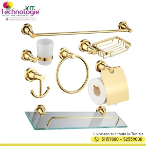 Kit d’accessoires salle de bain ( 7 pièces )