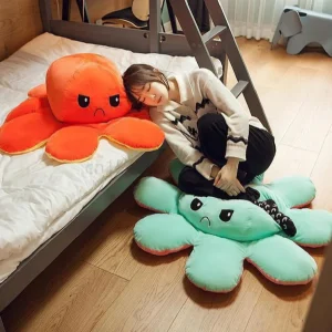 Peluche pieuvre géante