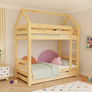 Lit Montessori ALPY avec échelle 90x200 cm