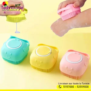 Brosse de bain en Silicone