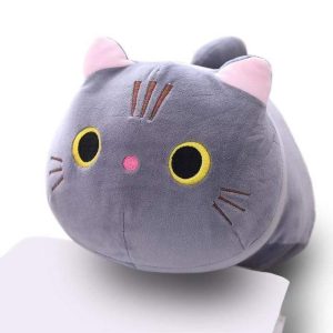 Peluche Chat Gris Kawaii