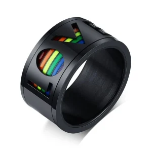 Bague anti-stress Love Spinner