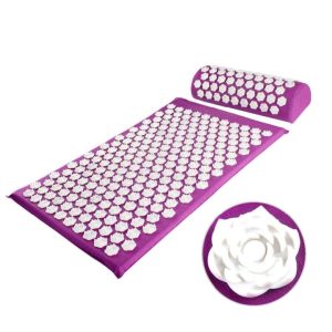 Tapis d'Acupression Fleur de Lotus Anti Douleurs